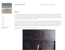 Tablet Screenshot of gillianrussell.net